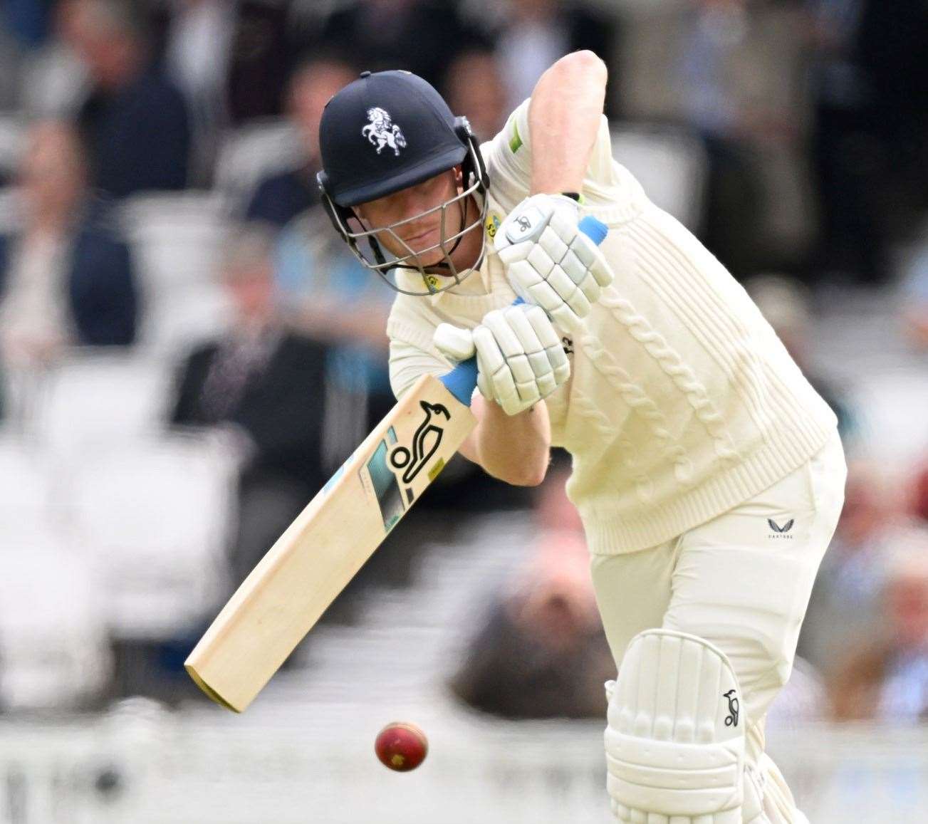 Jordan Cox - the former Kent wicketkeeper-batsman chipped in with a half-century as he faced his old side for the first time. Picture: Keith Gillard