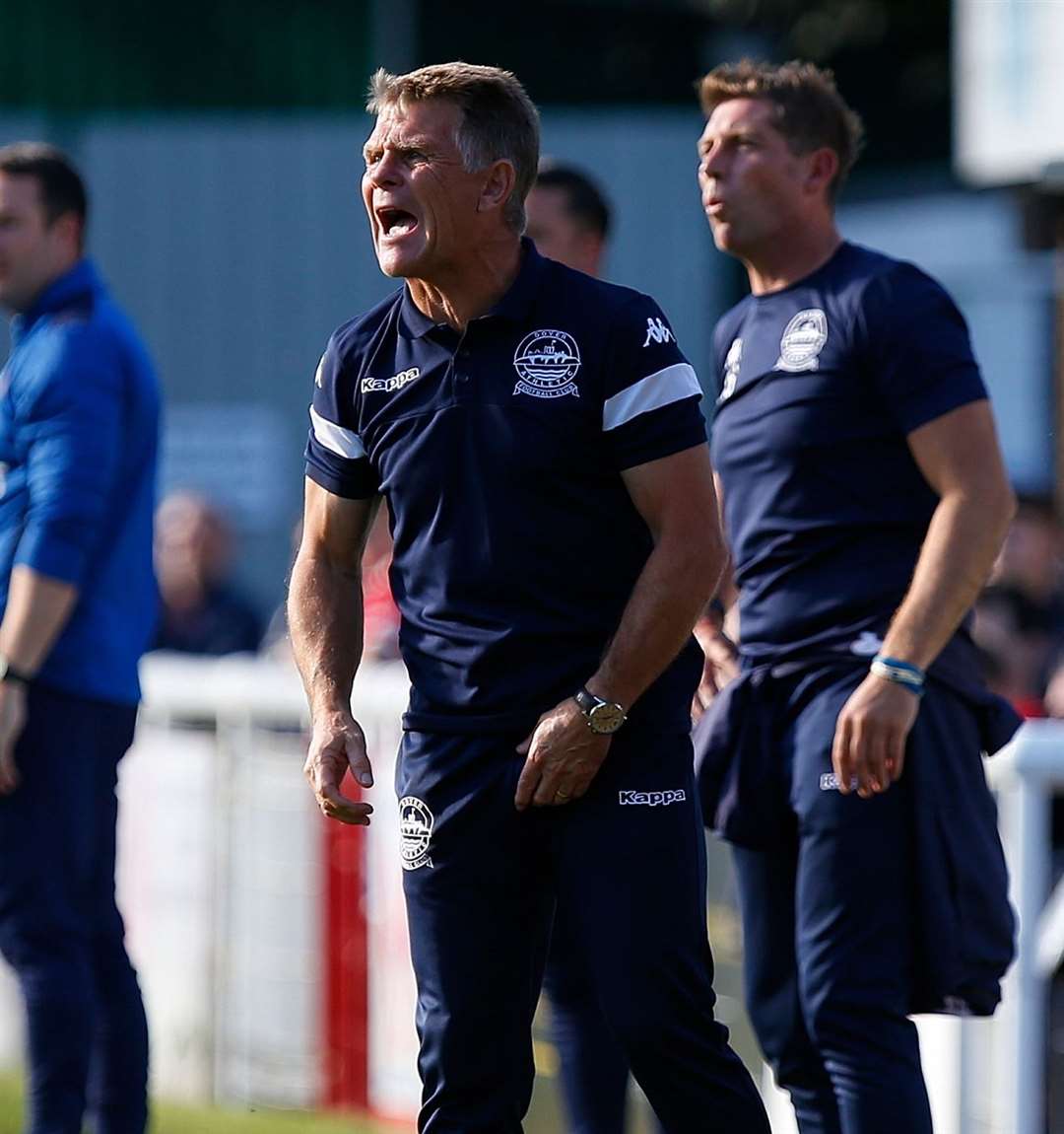 Dover manager Andy Hessenthaler. Picture: Andy Jones