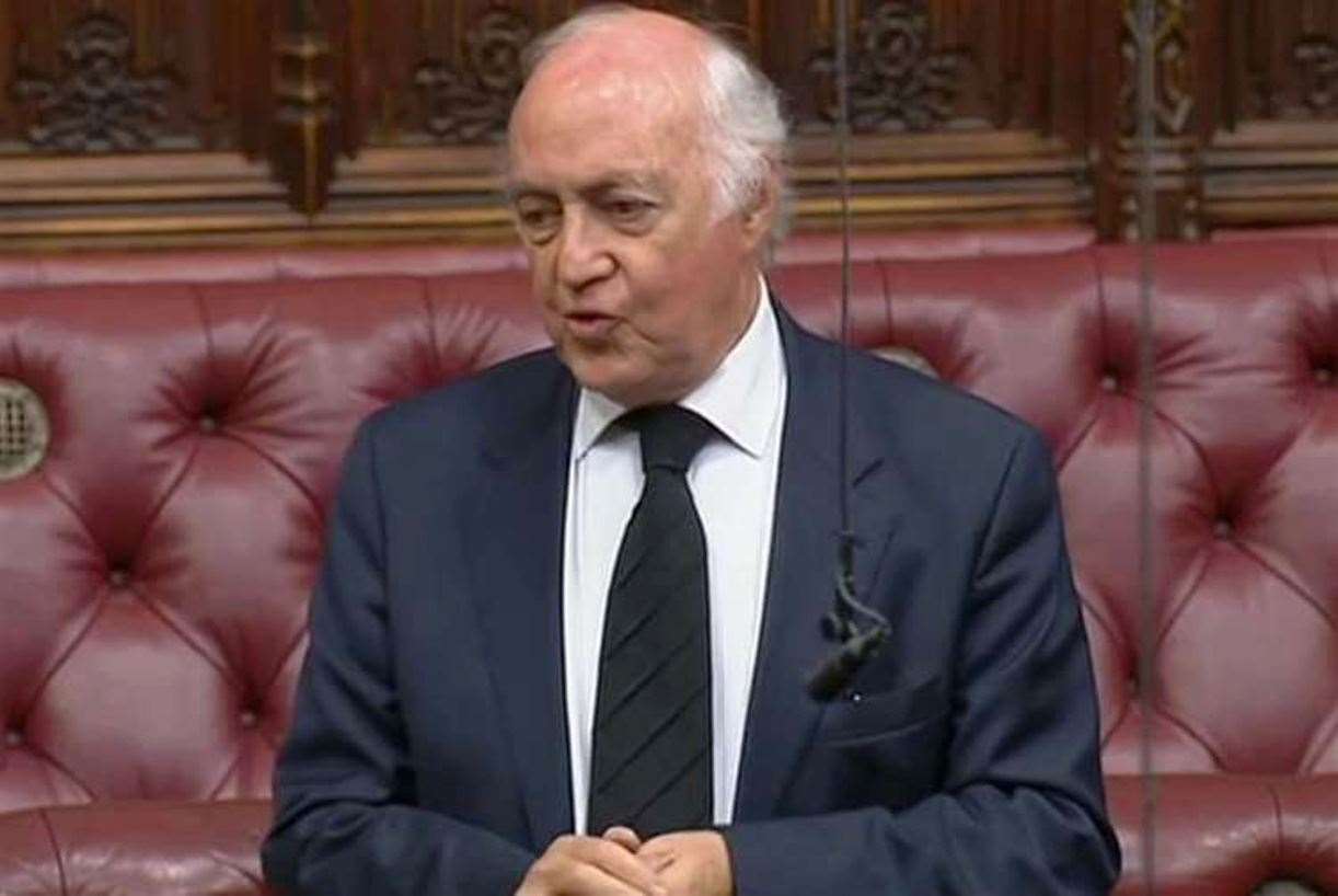 Lord Michael Howard in 2022 in the House of Lords