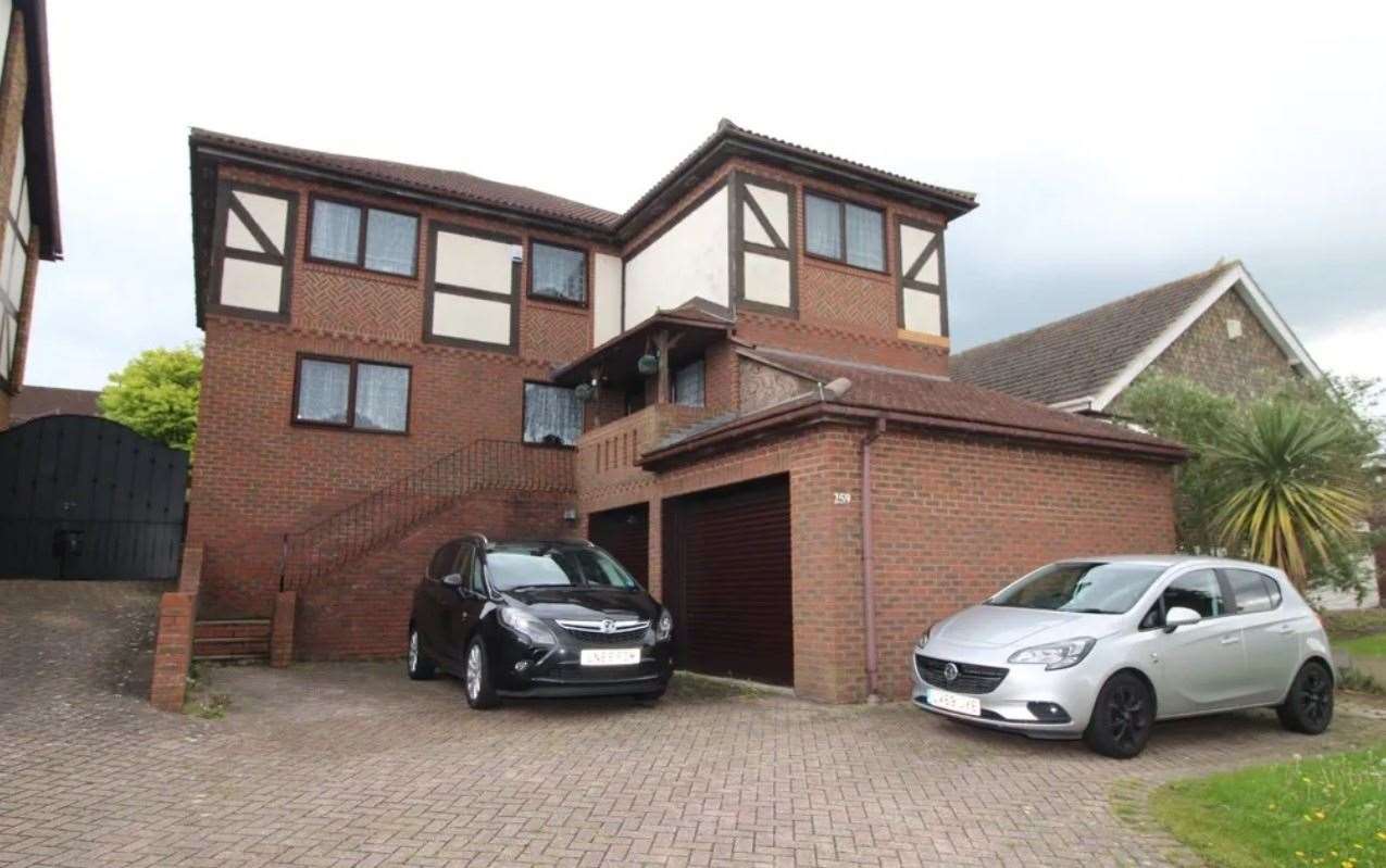 The five-bed detached house in Lords Wood Lane is described as 'perfect for commuters'. Picture: Zoopla / Your Move