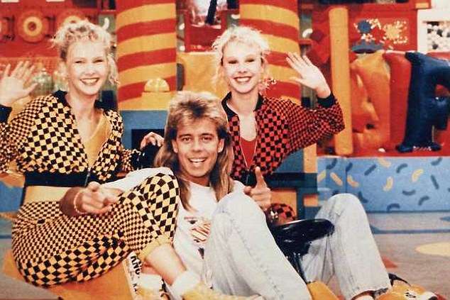 Pat Sharp and twins Melanie and Martina