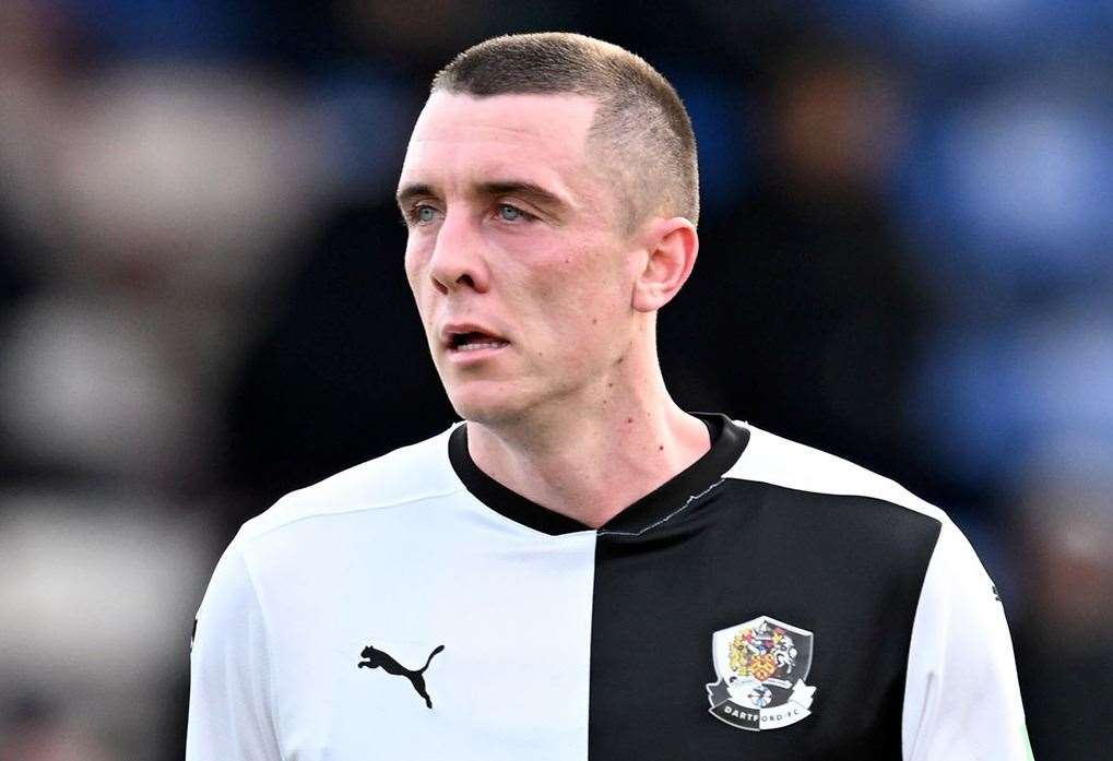 Paul Rooney – scored Dartford’s equaliser against Hemel Hempstead. Picture: Keith Gillard