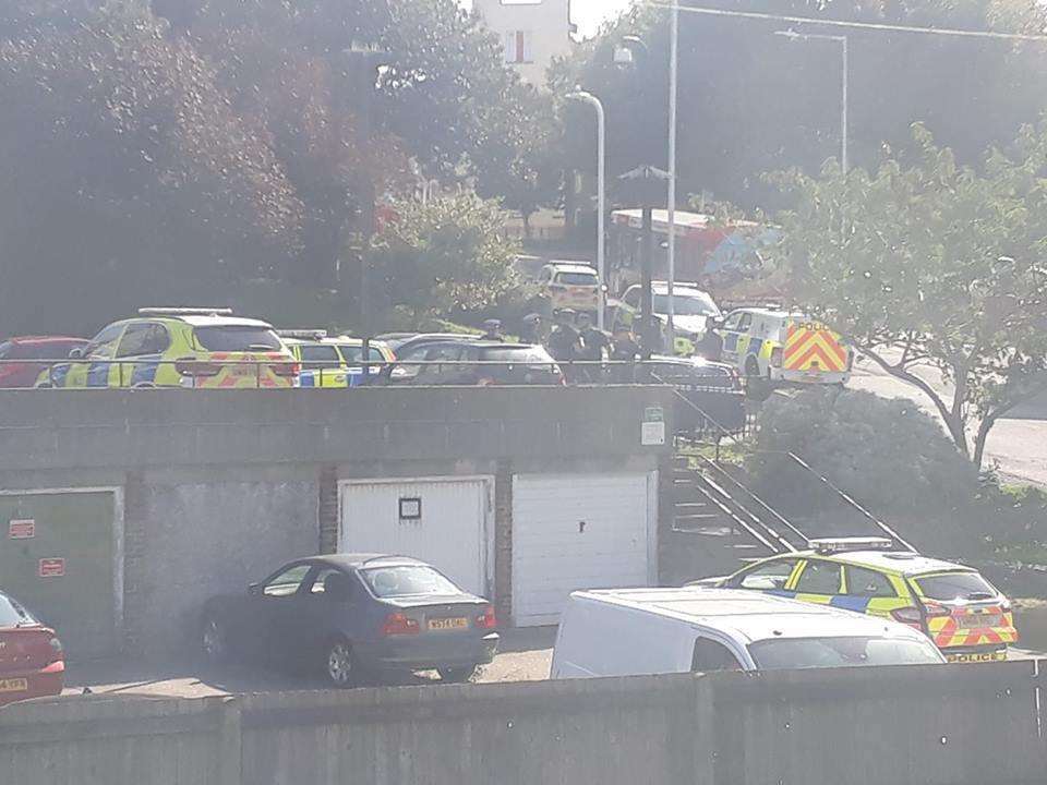 Armed police at the scene in Ramsgate (4234146)