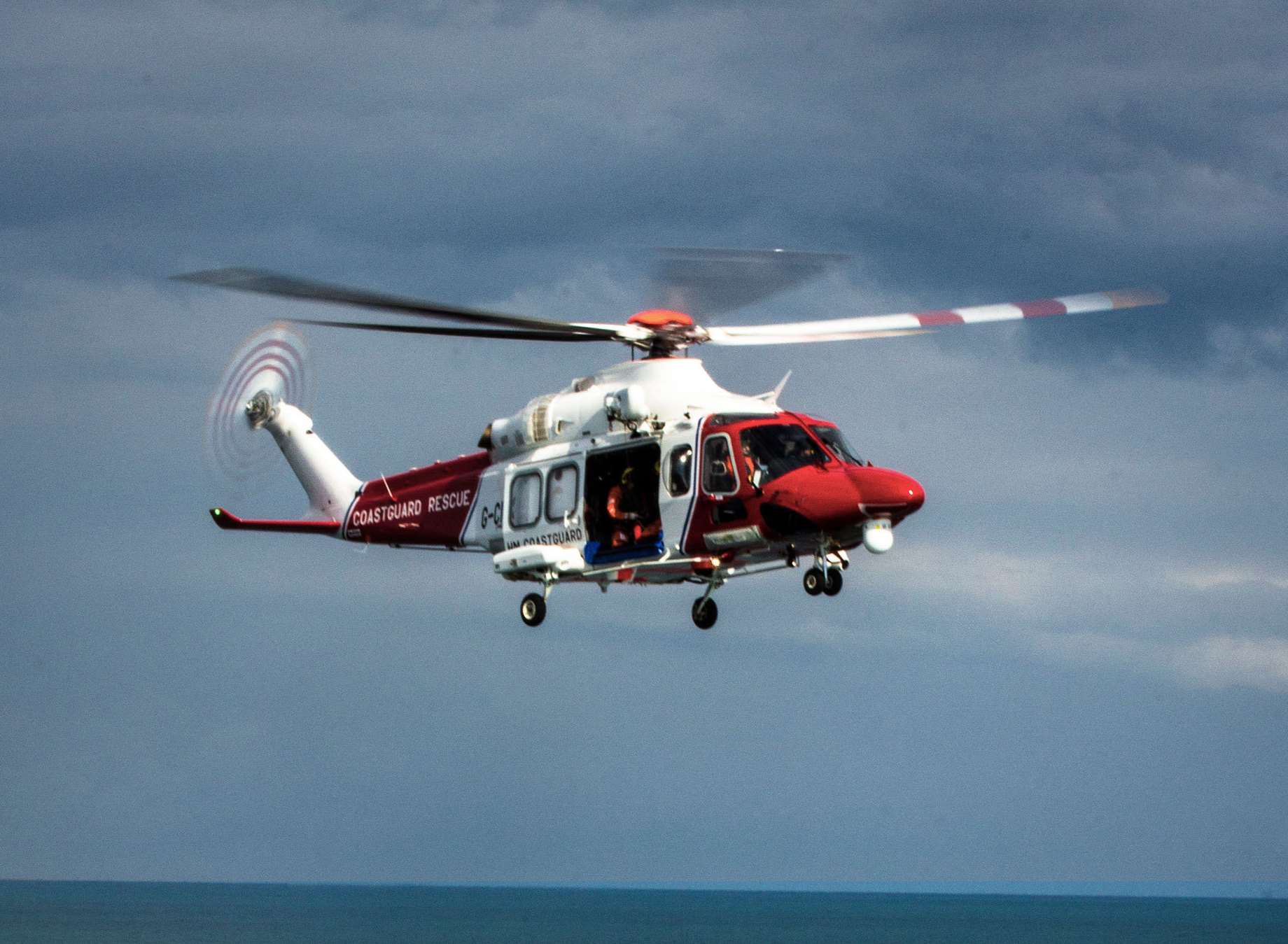 HM Coastguard helicopter