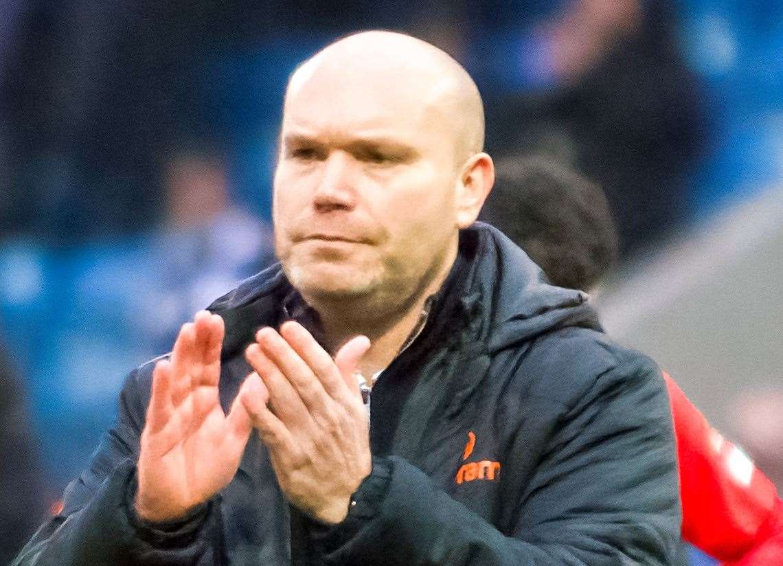 Ebbsfleet manager Danny Searle. Picture: Ed Miller/EUFC