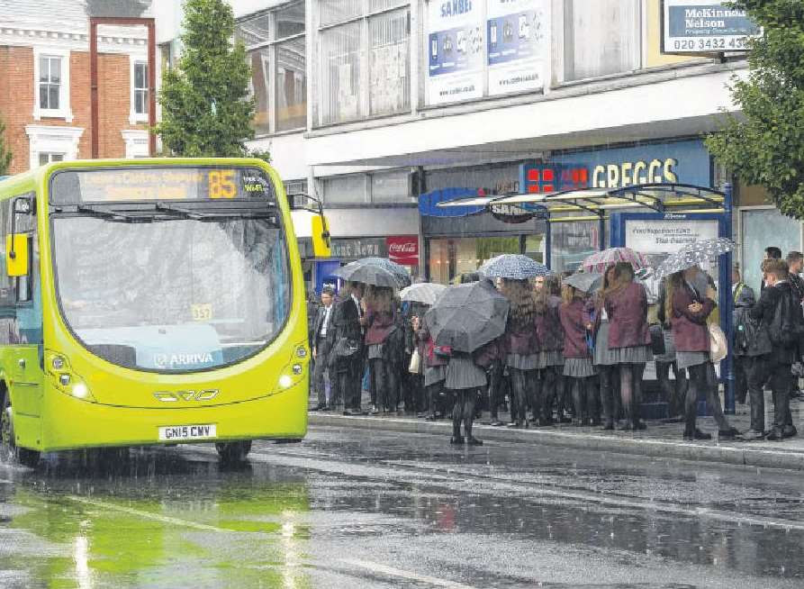 A particular bus linking the Weald and Maidstone (not this one, this is a stock pic) was a gateway to freedom or just visiting Maidstone for a bit