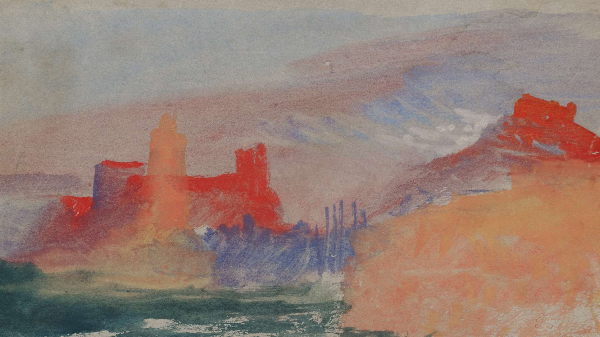 Vermilion Towers by JMW Turner