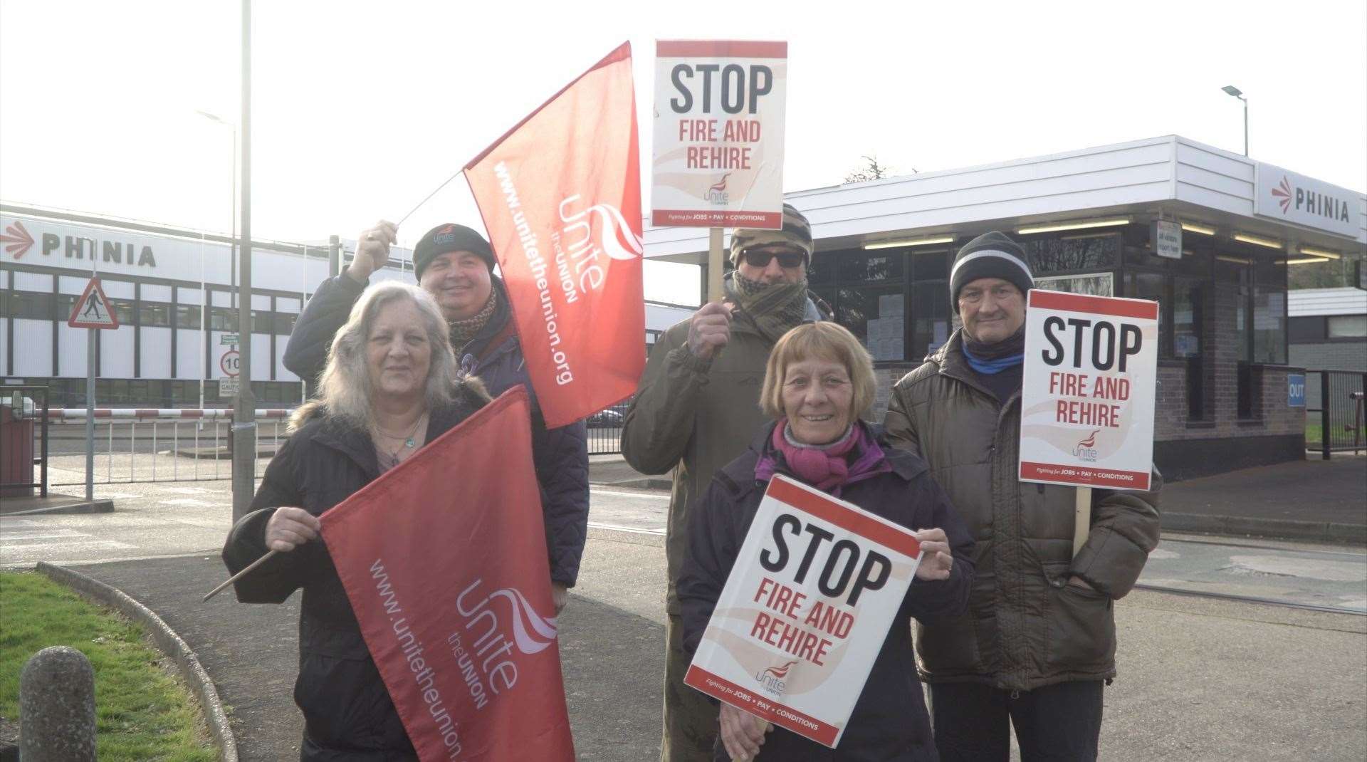 The industrial action has seen 60 workers take part in the strike. Picture: Oliver Leader de Saxe