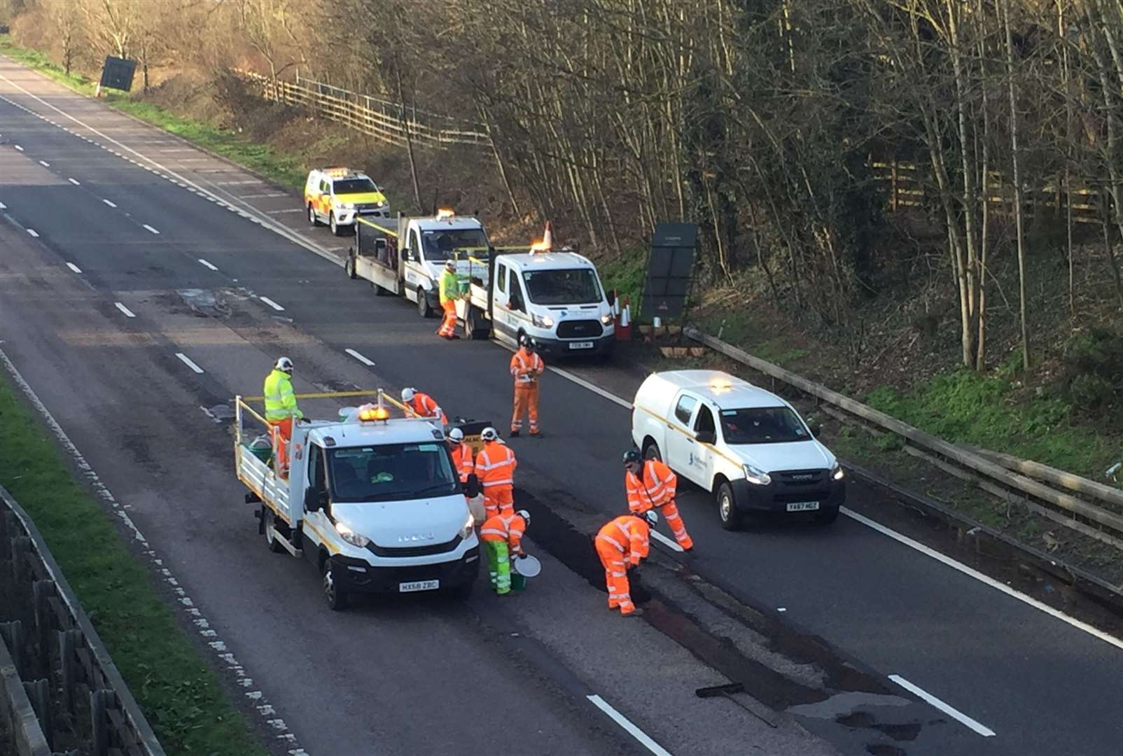 It is not yet known how long the stretch will remain closed for. Picture: Alex Jee