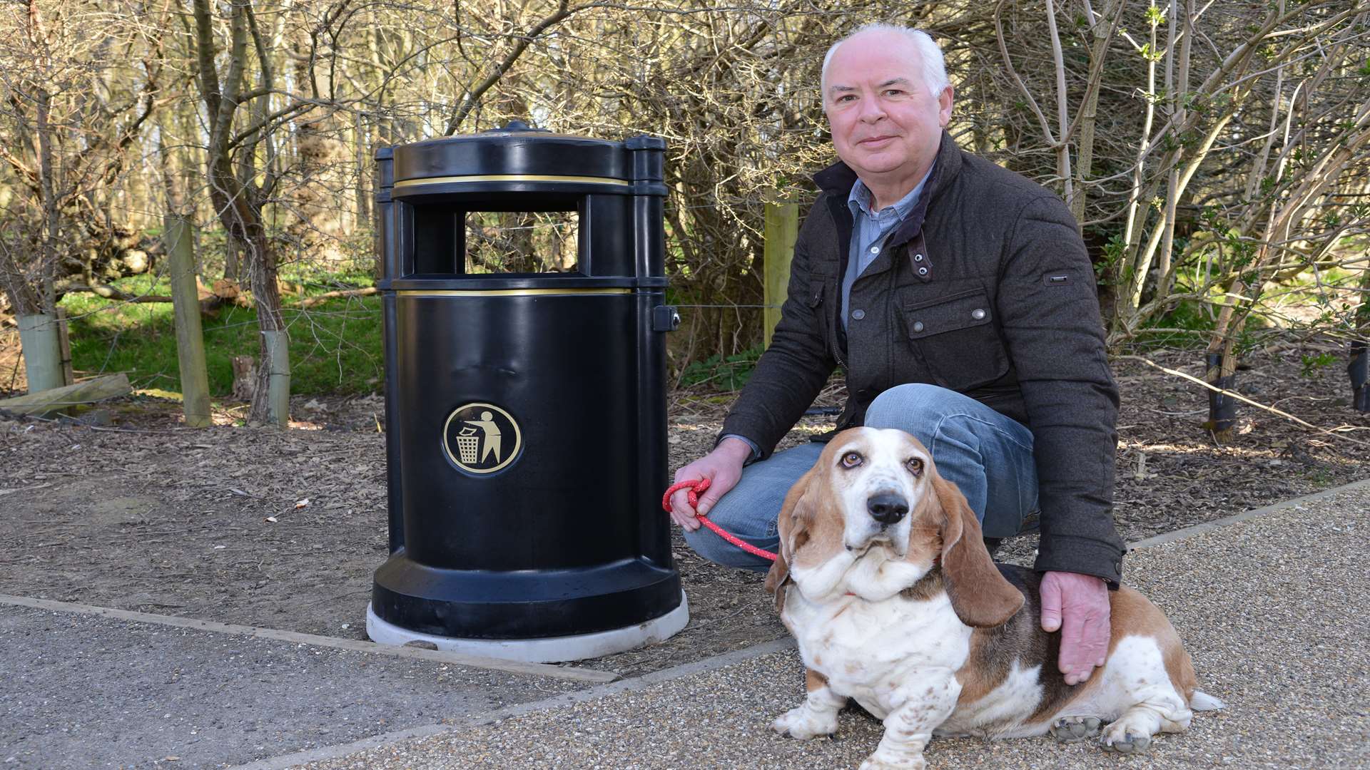 Charles Roscoe and Betty. Picture: Gary Browne