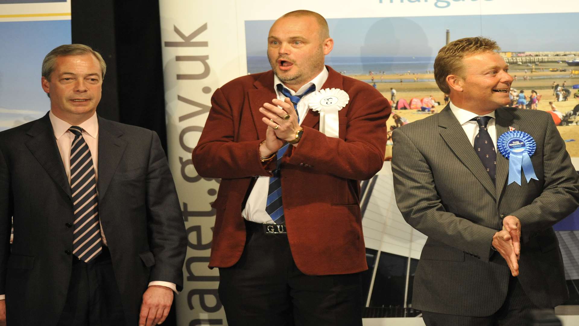 The moment Craig Mackinlay won the South Thanet seat