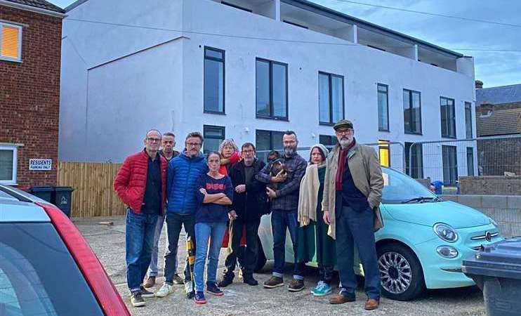 Residents said the block of flats in Canterbury Road, Whitstable, looks like the Titanic. Picture: Betsy Caddick Lawrence