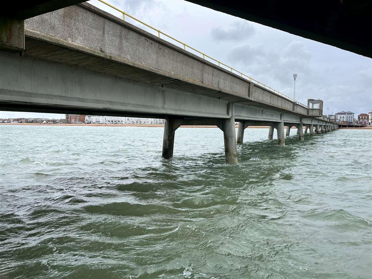 Part of Deal Pier is now temporarily closed