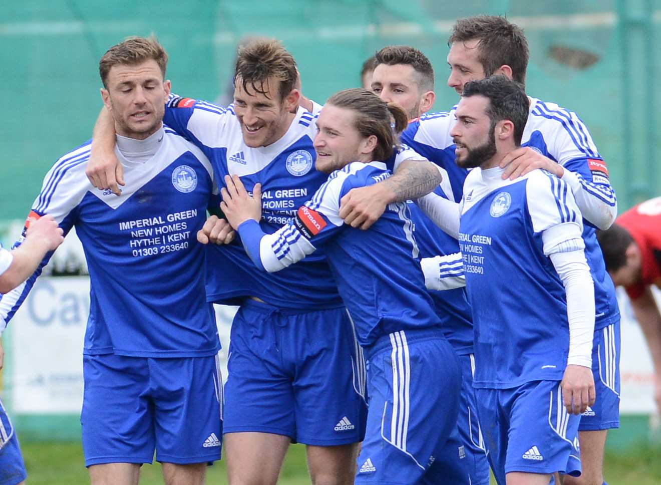 Hythe qualified for the play-offs before losing at Worthing Picture: Gary Browne