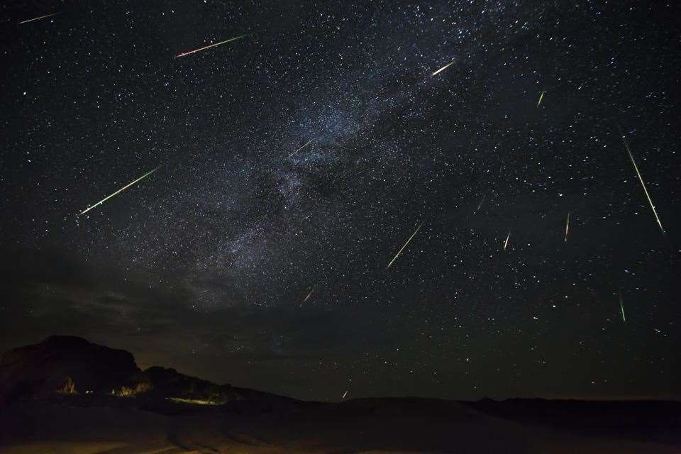 The Orionid shower is caused by debris from Halley's Comet