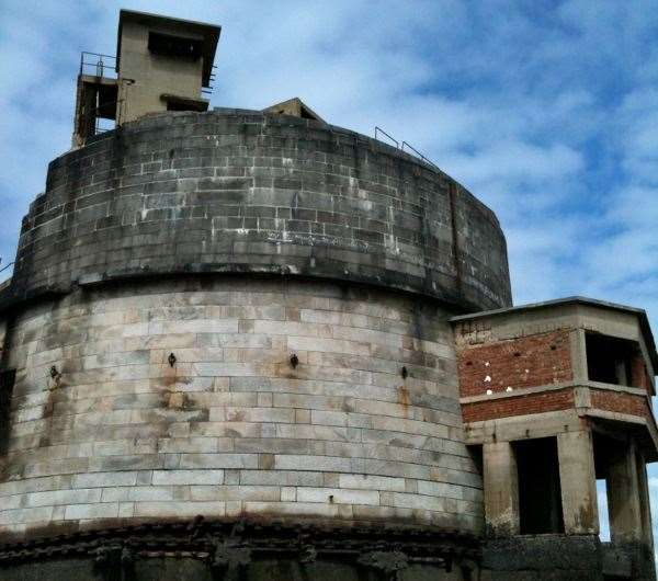 Grain Tower where lifeboat crews were called to a party. Picture: Sarah-Jane Hughes