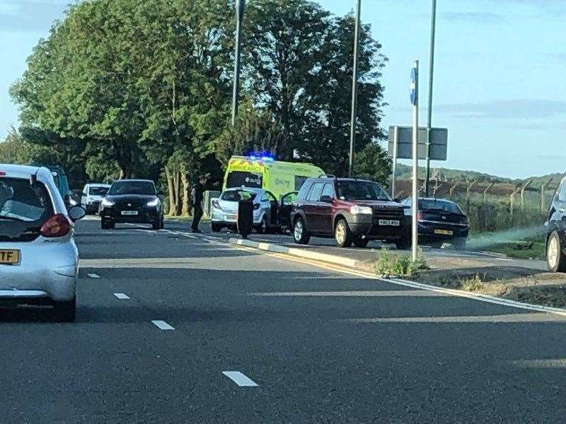 Police and ambulance on the scene on Maidstone Road, Chatham (15473490)