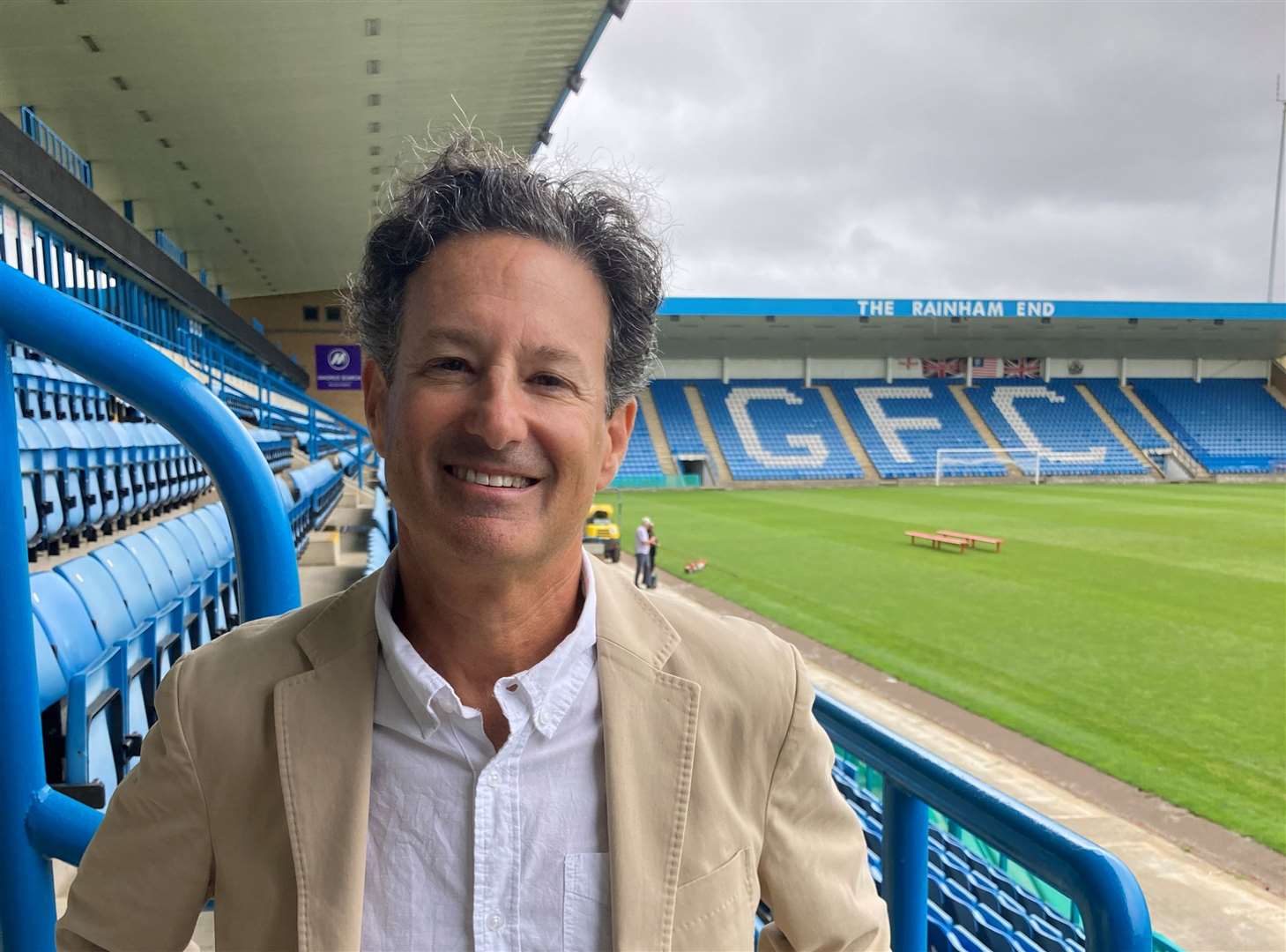 Gillingham chairman Brad Galinson hopes for a promotion-push this season