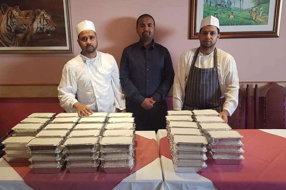 Ash Miah and his team have been donating meals to NHS staff and homeless charities throughout the pandemic