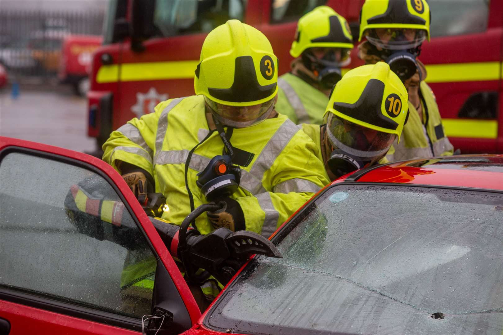 Firefighters used hydraulic equipment Picture: Stock image