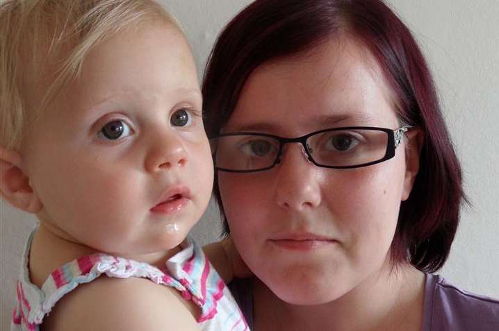 Louise Gordon with her daughter Amelia