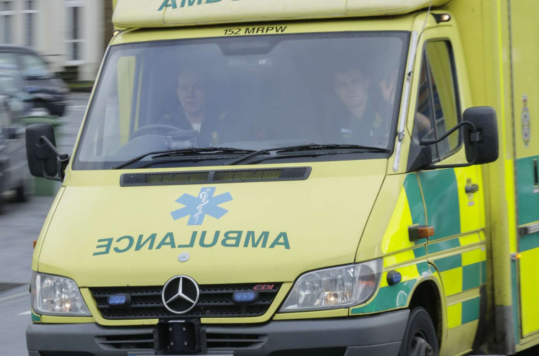 An ambulance. Stock picture