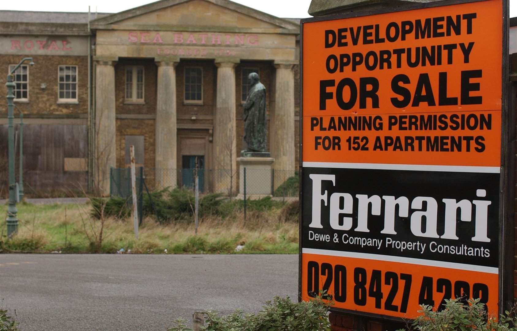 The Royal Sea Bathing Hospital - once the catalyst for Margate’s tourism boom, by the late 1990s it was closed and on the market. Picture: Matt McArdle