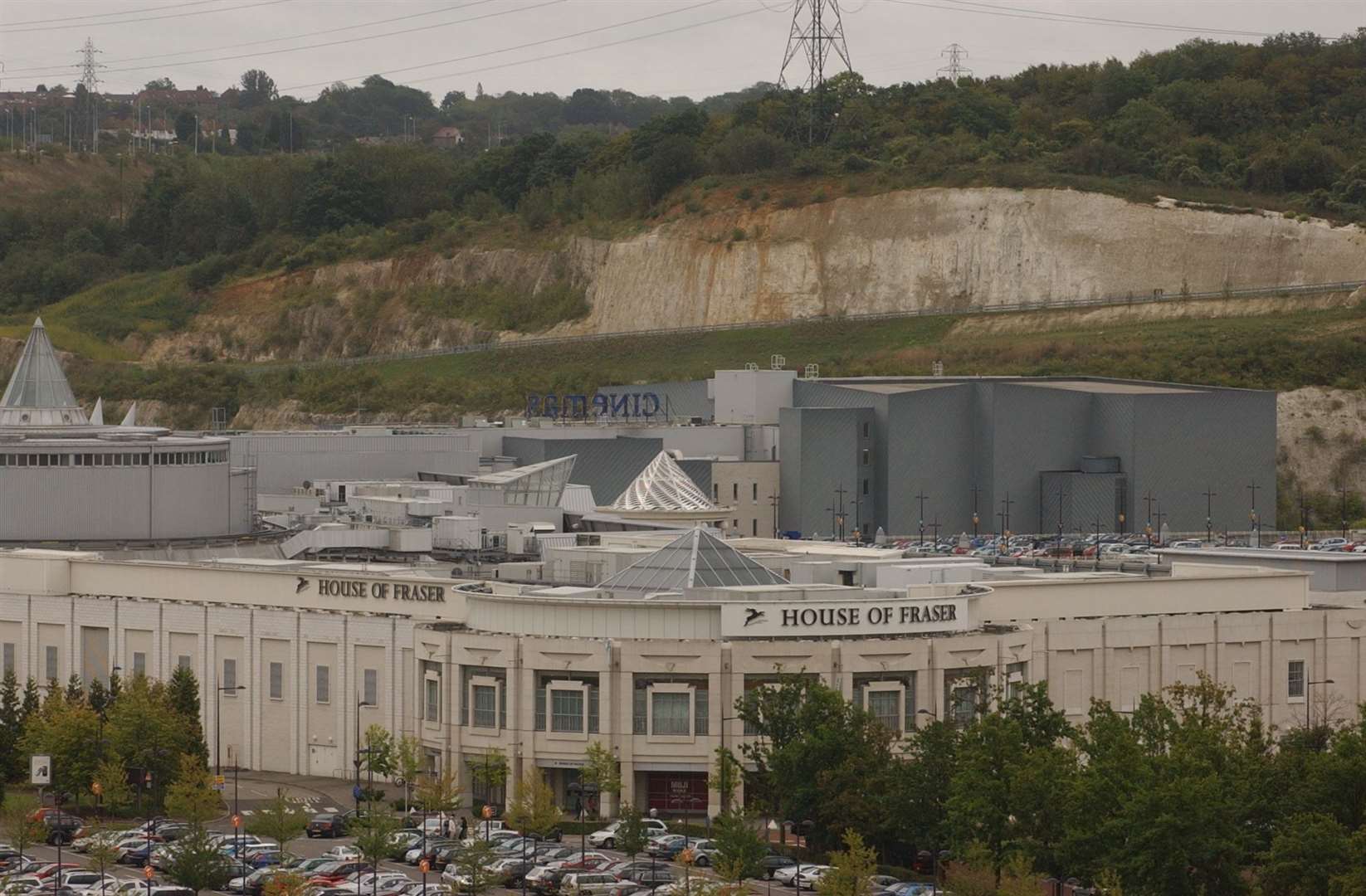 Picture of the cliffs surrounding Bluewater in 2006. Picture: Jim Rantell