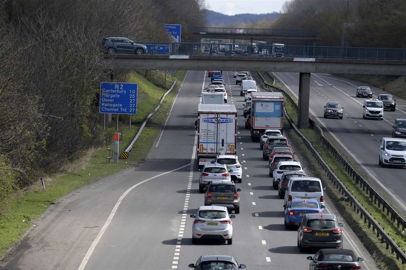 Queues heading towards Brenley Corner are almost guaranteed. Picture: Barry Goodwin