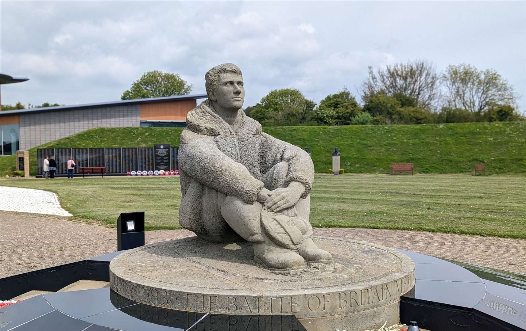 The Battle of Britain Memorial in Capel-le-Ferne