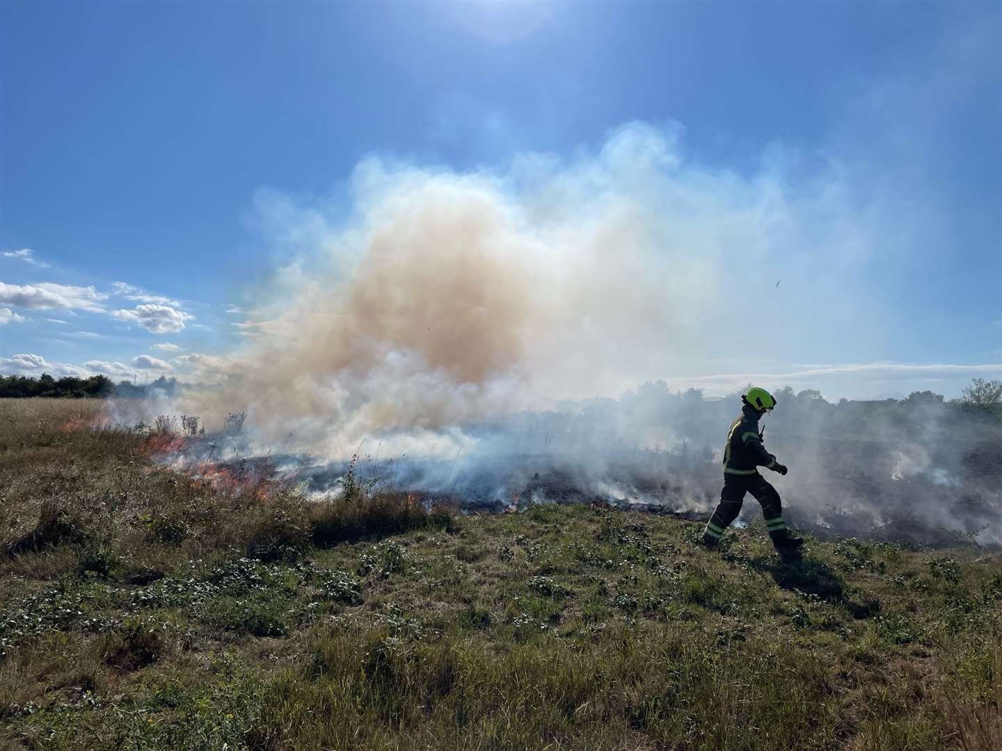 Firefighters were praised for their quick response. Image: Ashley Clark