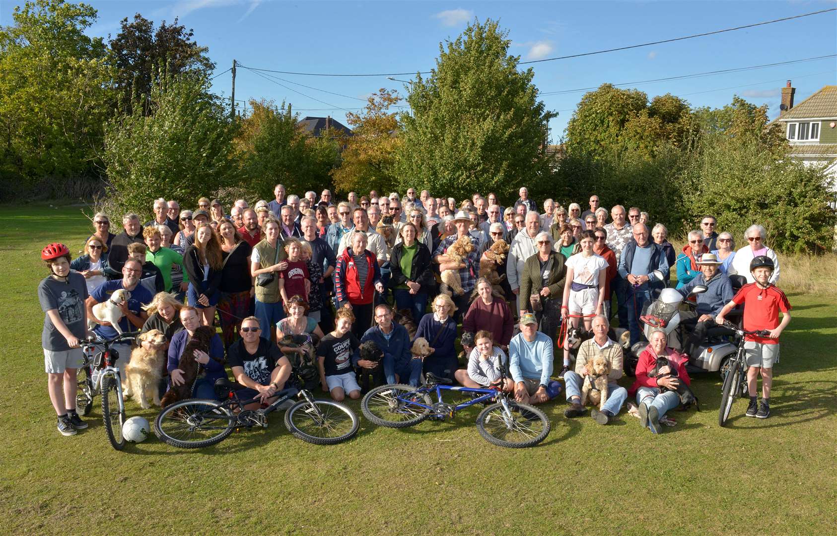 The Friends of Church Street Field argue that building an SEN school at the Whitsable green space would be unfair to residents who like to use the space for leisure. Photo: The Friends of Church Street Field