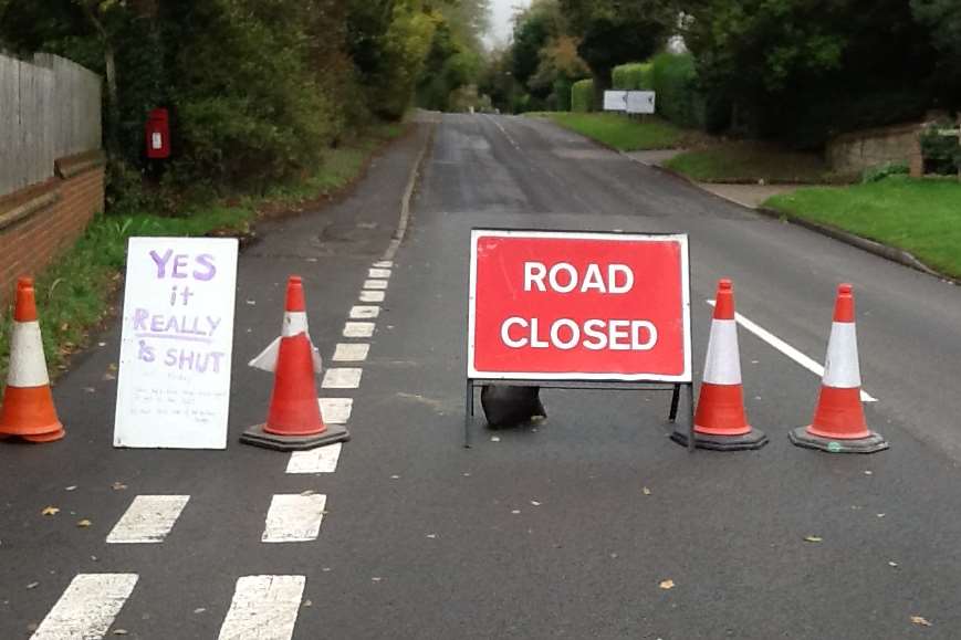 Residents have resorted to making their own signs to emphasise the point.