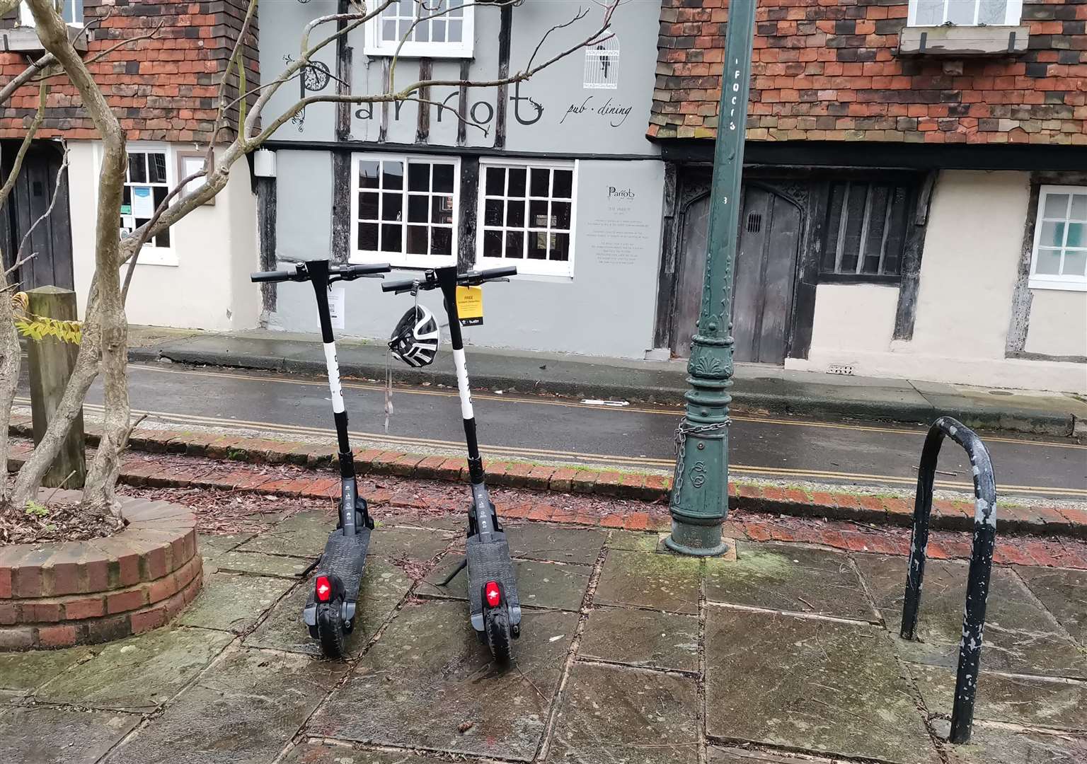 An electric scooter rental service is being trialled in Canterbury