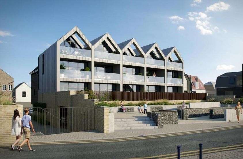 The eight new homes - three of them valued at £1.45m - are now being marketed for sale. Picture: Christopher Hodgson