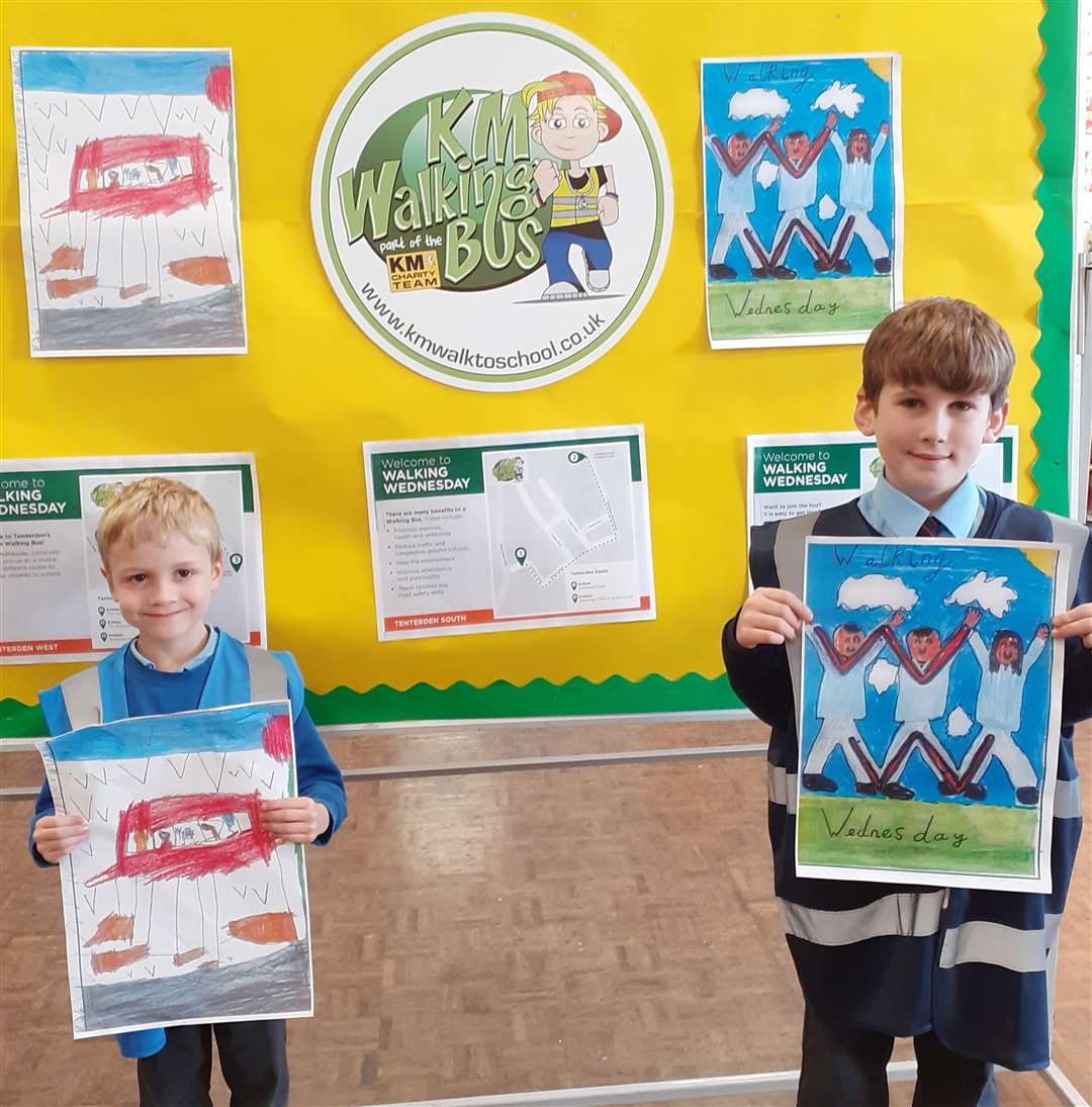 Logo winners Oliver Radcliff and Elias Scott