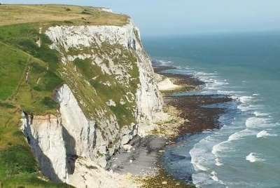 The man was pulled from the sea in Dover