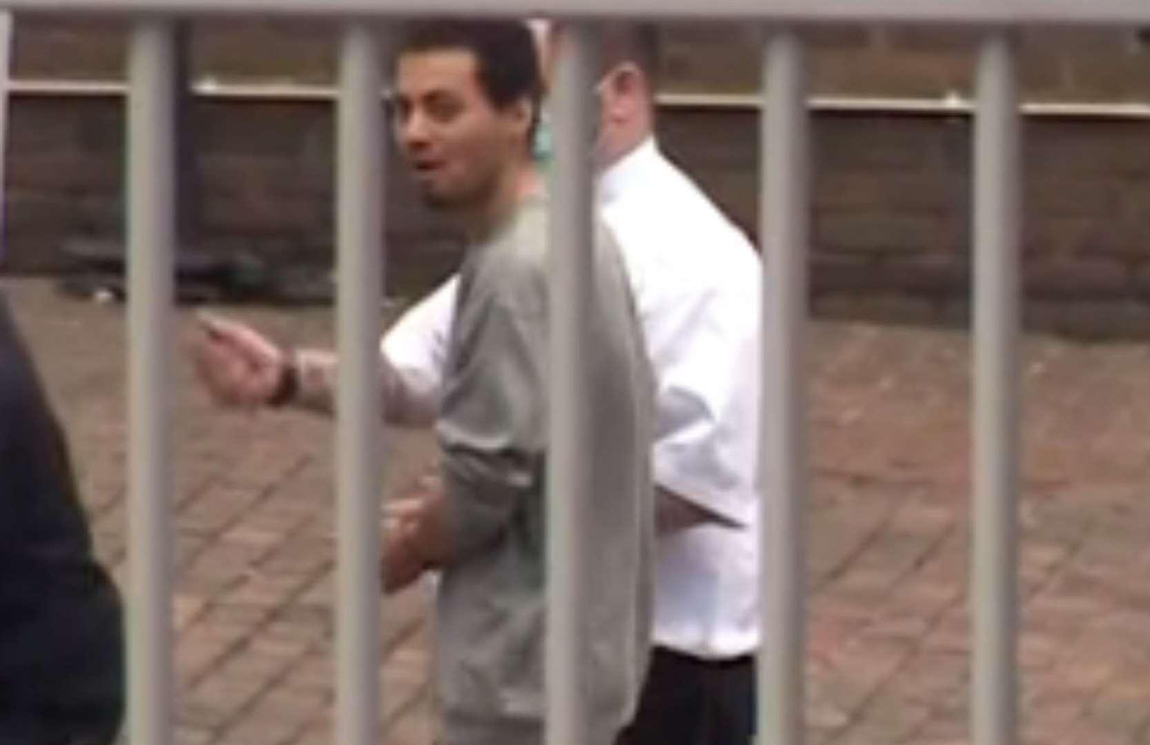 Callum Wheeler arriving at court at a previous hearing. Picture: BBC