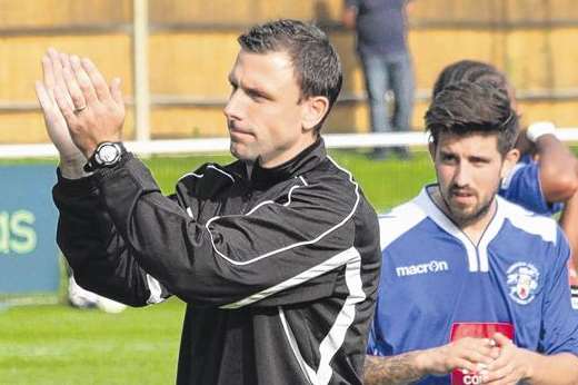 Tonbridge Angels boss Steve McKimm Picture: David Couldridge