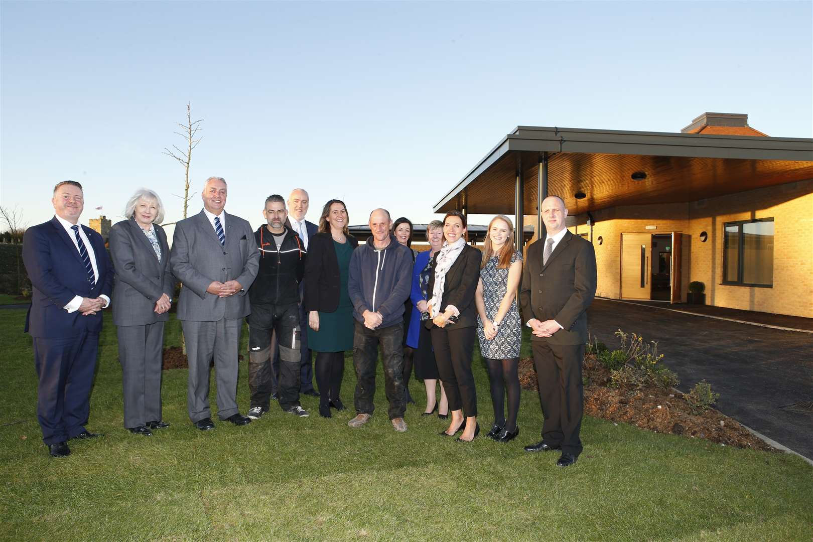 Staff from The London Cremation Company at Gravesend Crematorium and Cemetery