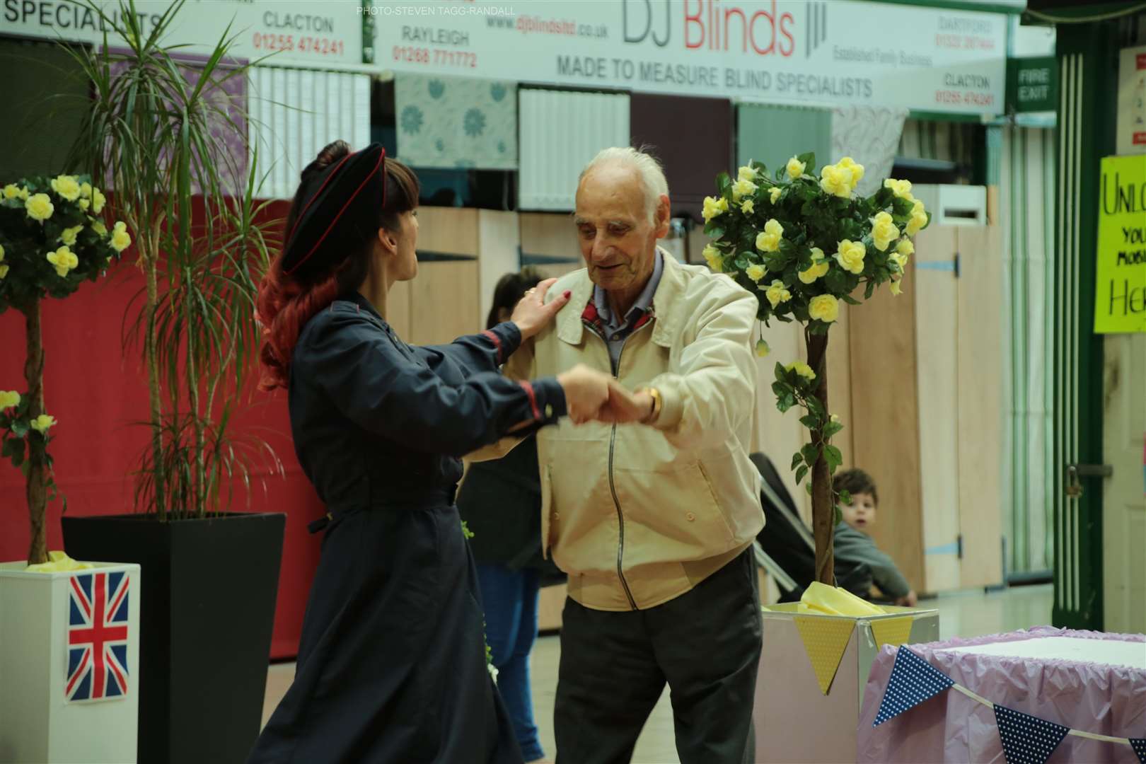 Tea dance for the elderly at Priory Shopping Centre