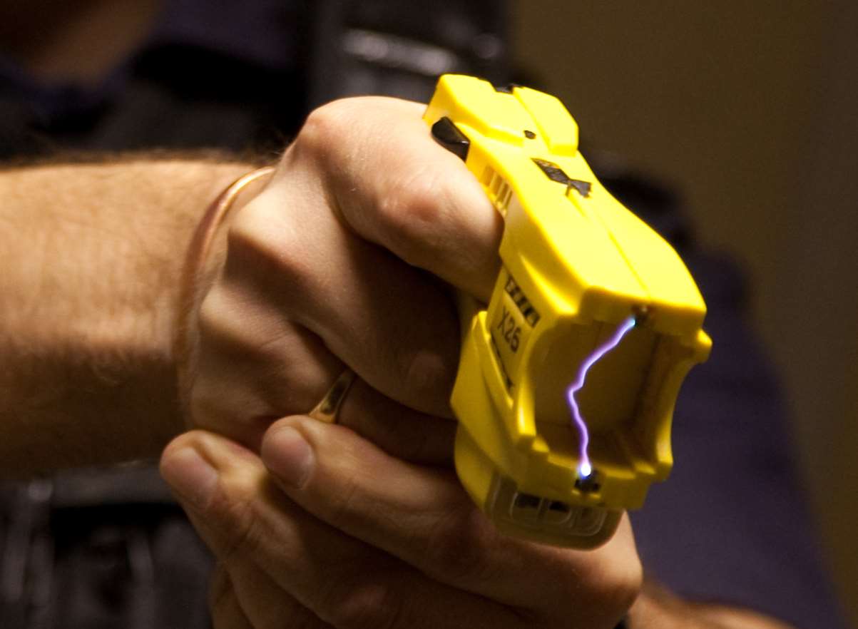 A taser-style gun. Stock image