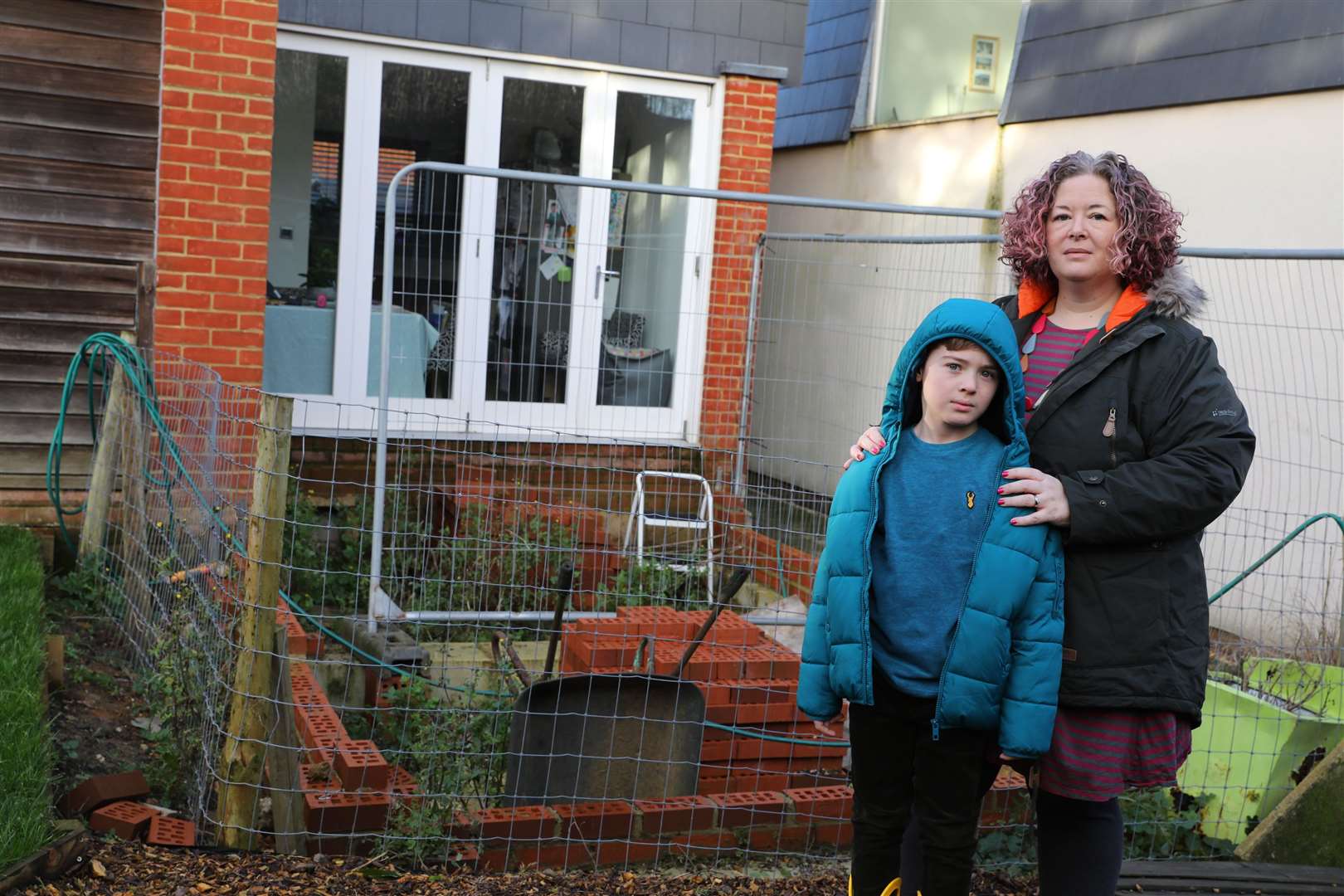 Shelley Weeks and son Olly