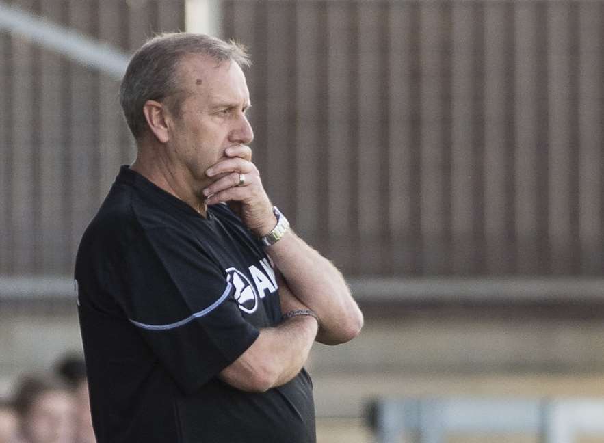 Tony Burman takes Dartford to Oxford City on Tuesday night Picture: Andy Payton