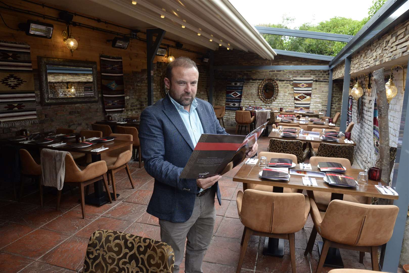 Memhet Dari at A La Turka in St Dunstan's, Canterbury. Picture: Chris Davey