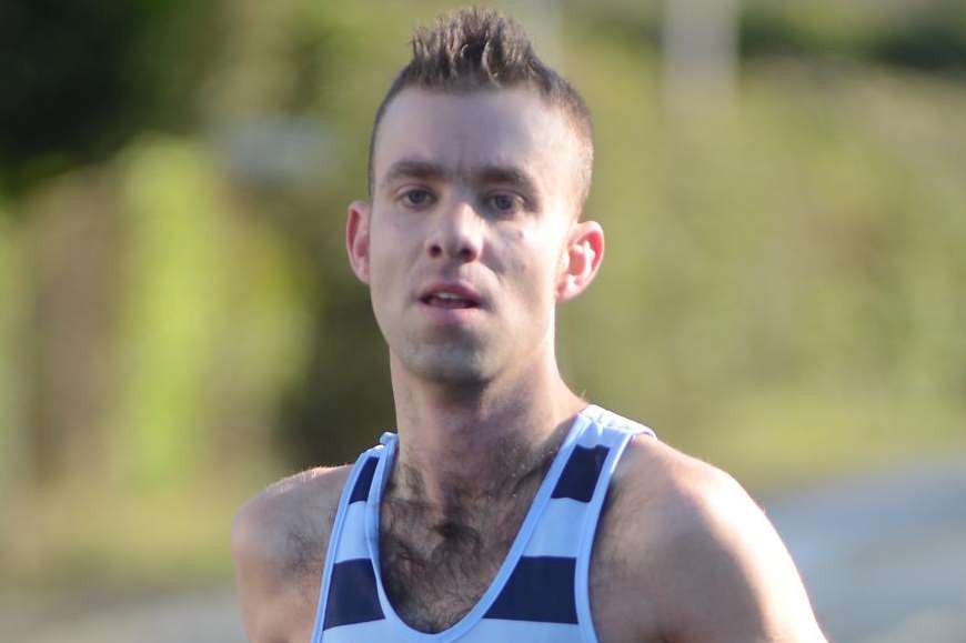 Simon Parrin of Darford Harriers was among the 282 finishers of the Kent Coastal Half-Marathon Picture: Gary Browne