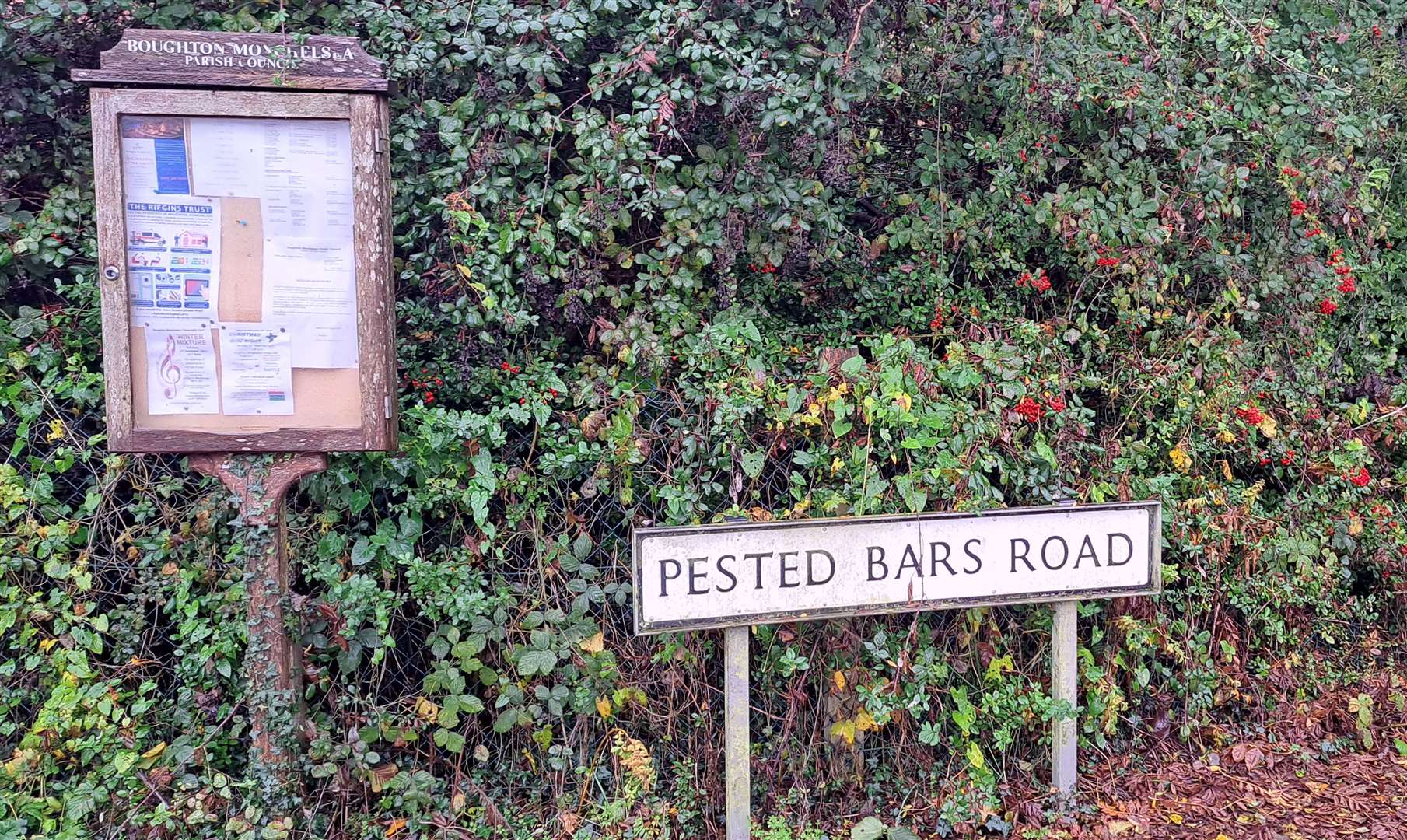 Pested Bars Road is too narrow to take any of the site traffic