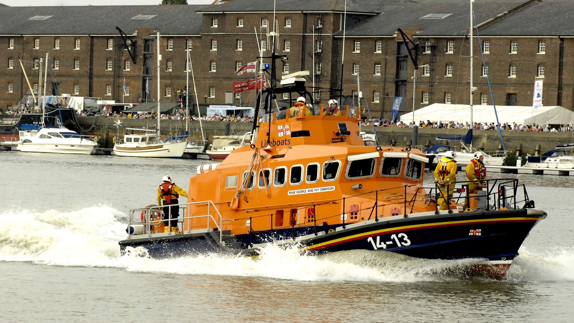 Volunteer crews rescued more than 500 people last year. Picture: RNLI