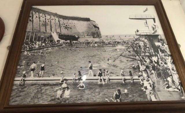 There are some great old black and white photographs on the walls displaying historic scenes from this popular seaside town