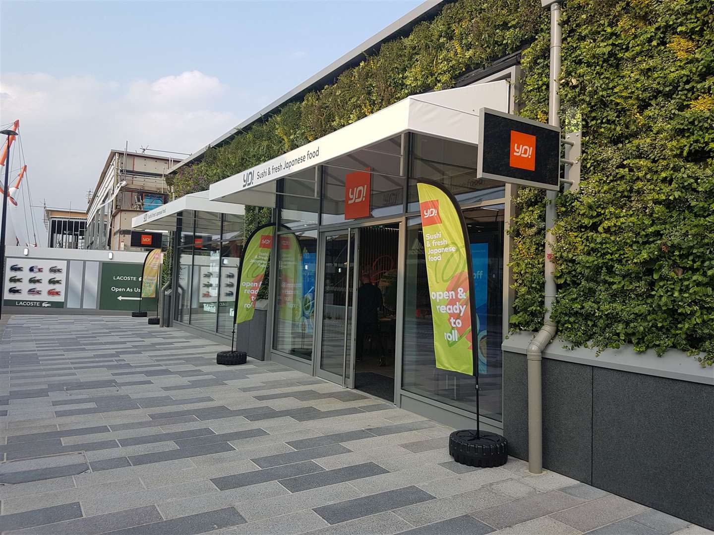 Yo! Sushi's Ashford Designer Outlet branch is one of the first five to re-open in England.